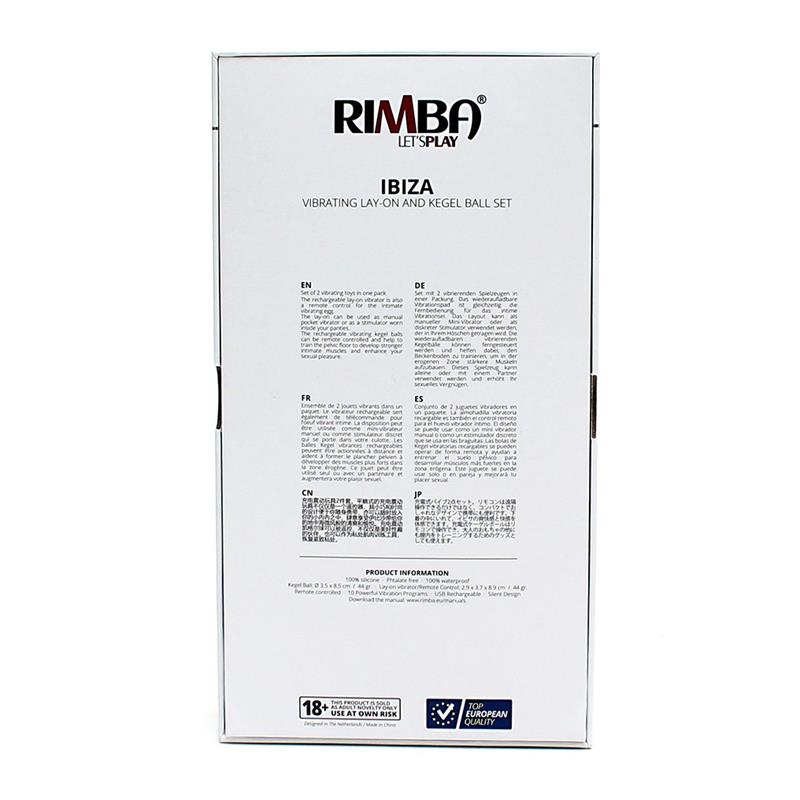 Vibrating Lay-on Kegelball set Ibiza Black - Image 5