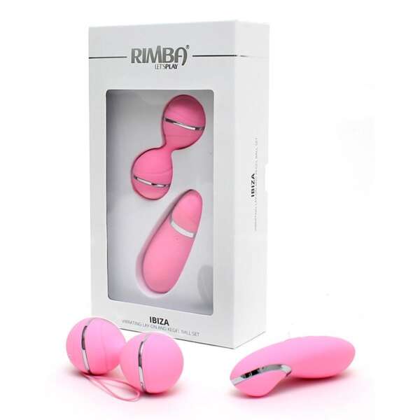 Vibrating Lay-on Kegelball set Ibiza Pink – Image 5