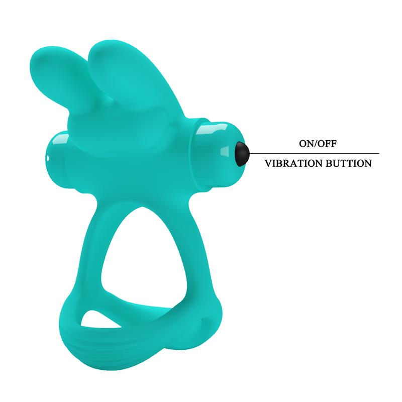 Vibrating Penis Ring Passionate Dante Green - Imagen 8