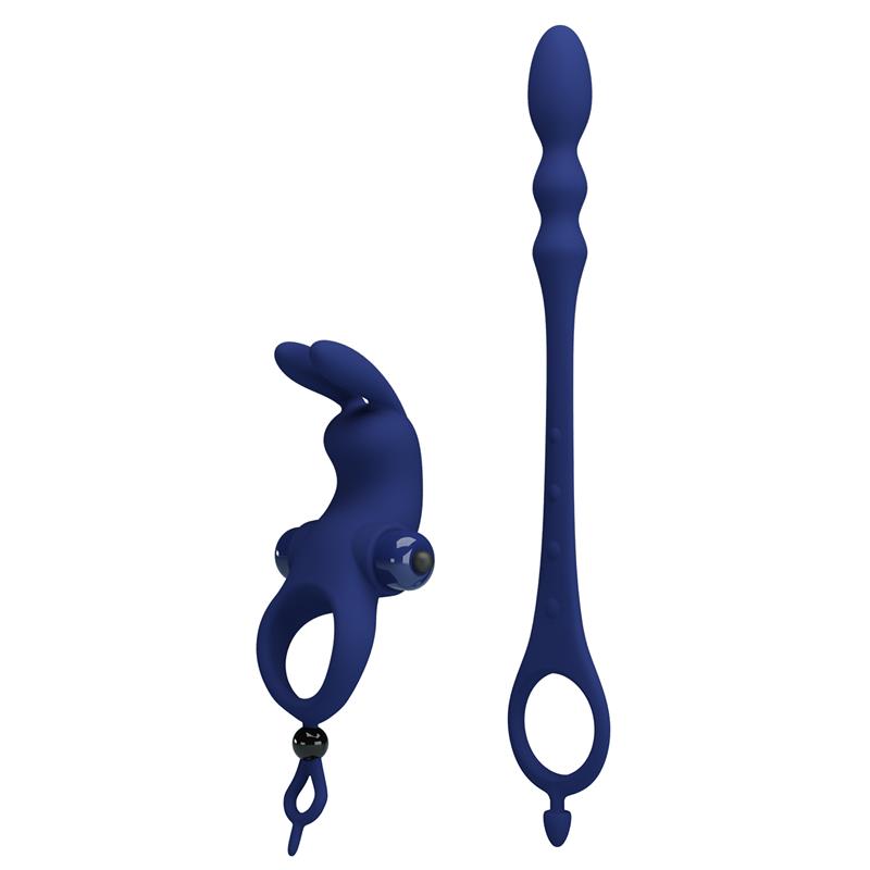 Vibrating Penis Ring with Anal Chain - Image 5