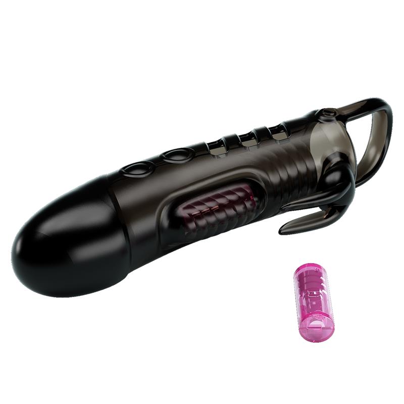 Vibrating Penis Sleeve Black - Image 5