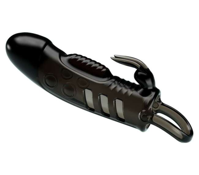 Vibrating Penis Sleeve Black