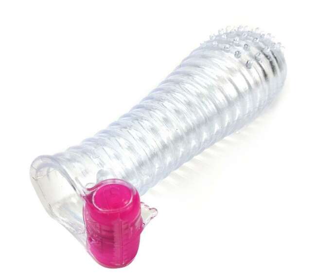 Vibrating Penis Sleeve Clear