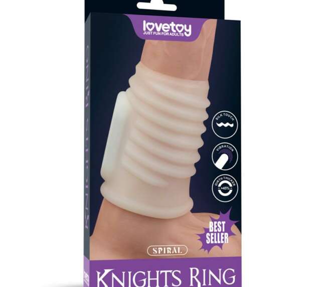 Vibrating Penis Sleeve Spiral Knights
