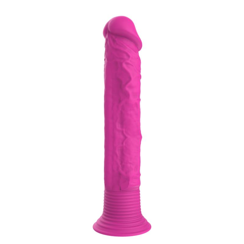 Vibrating Realistic Dildo Silicone Pink – Image 7