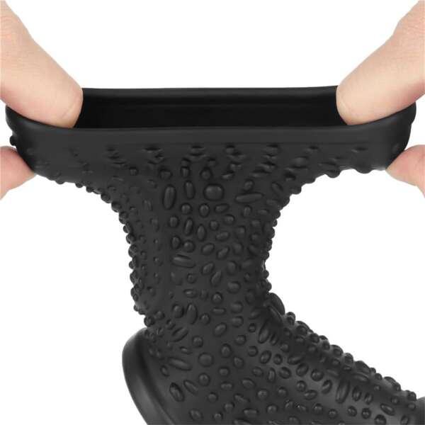 Vibrating Ring for Penis and Scrotum Drip Knights – Image 3
