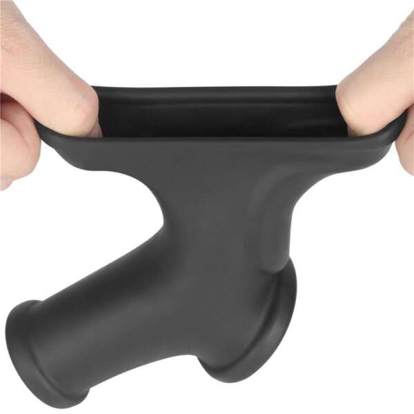 Vibrating Ring for Penis and Scrotum Silk Knights – Image 4