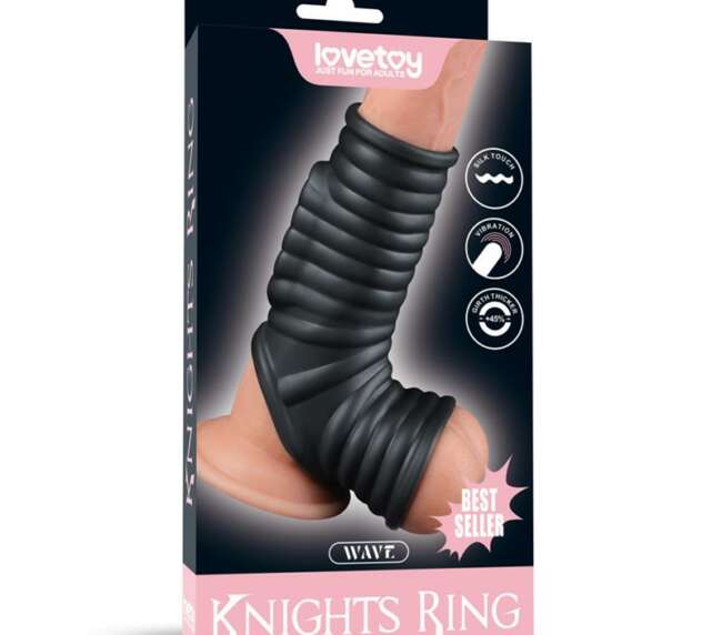Vibrating Ring for Penis and Scrotum Wave Knights