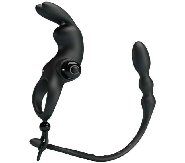 Vibrating Ring with Desmontable Anal Chain