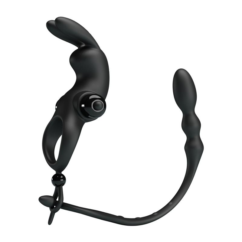 Anneau vibrant avec chaîne anale démontable