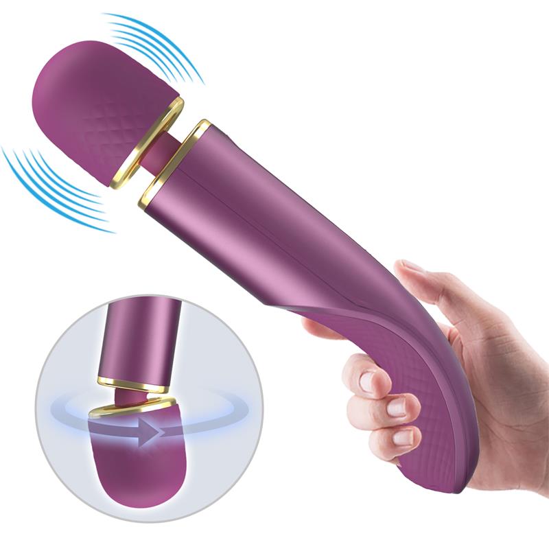 Vibrating Wand Silicona Purple – Image 3
