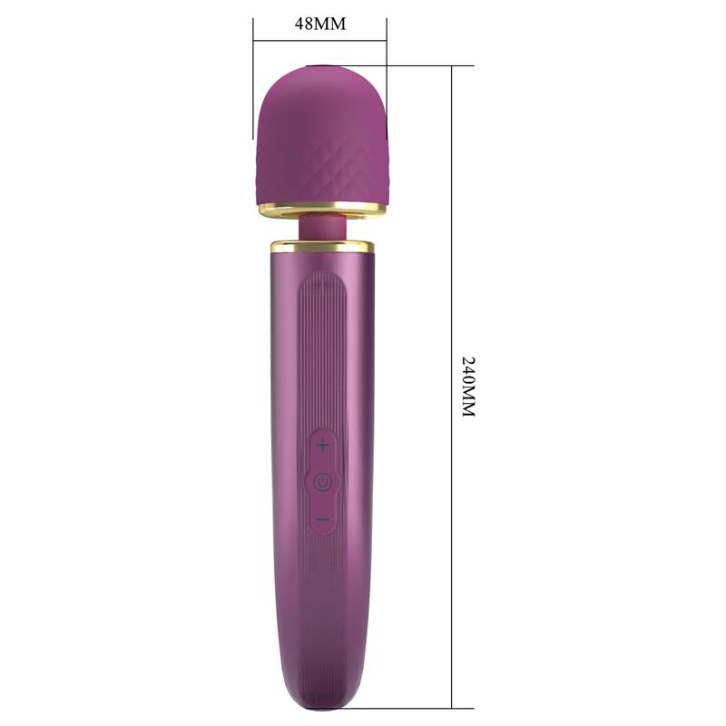 Vibrating Wand Silicona Purple – Image 4