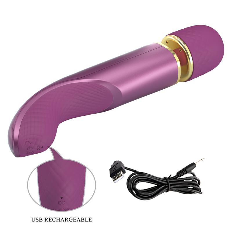Vibrating Wand Silicona Purple – Image 7