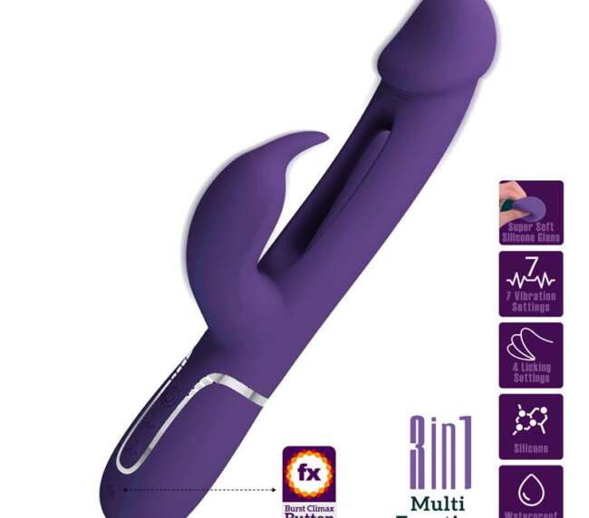 Vibrator with Licking Kampas