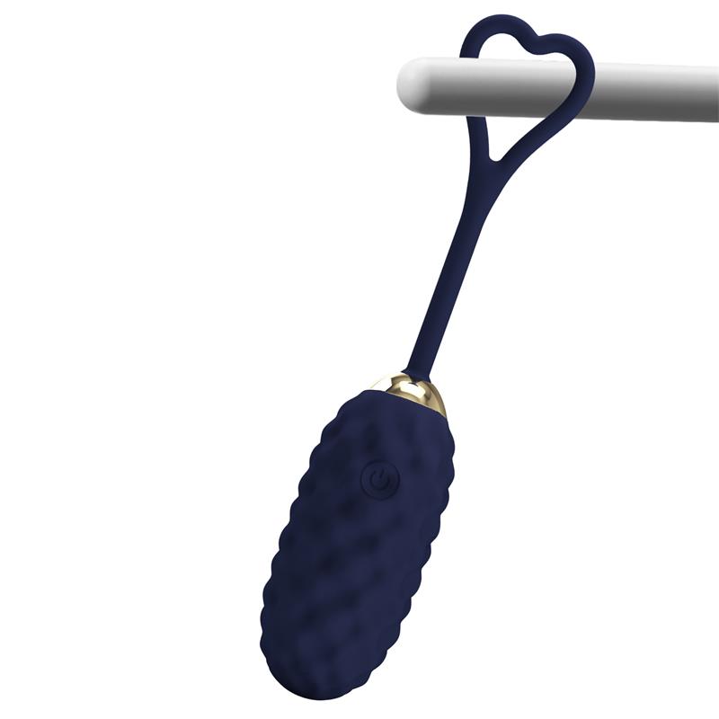 Vivian Vibrating Egg with Digital Screen Remote Control Blue – Image 4