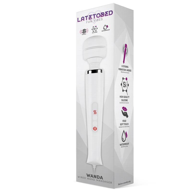 Wanda Wired Wand Massager White – Image 4