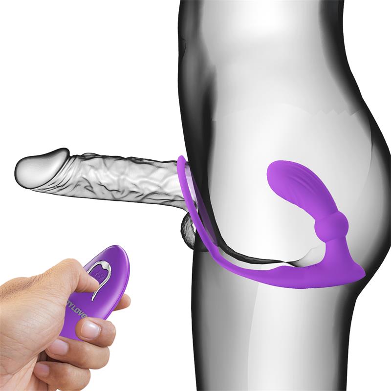 Warren Remote-Controlled Vibrating and Pulsating Anal Plug and Penis Ring – Image 6