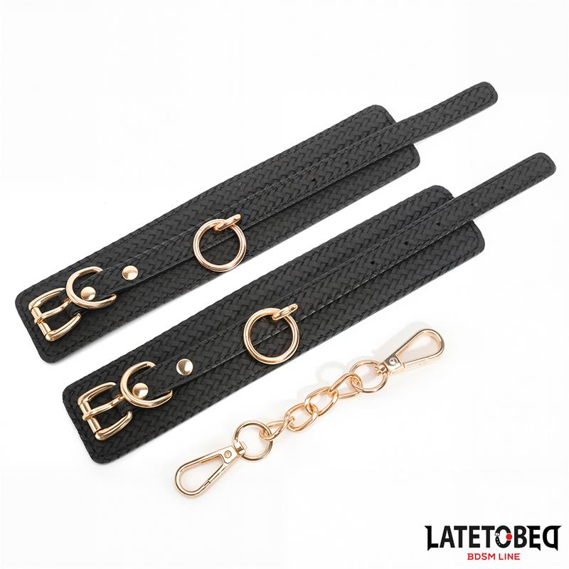 Weaving patterns ankle cuff Golden Chain – Image 7