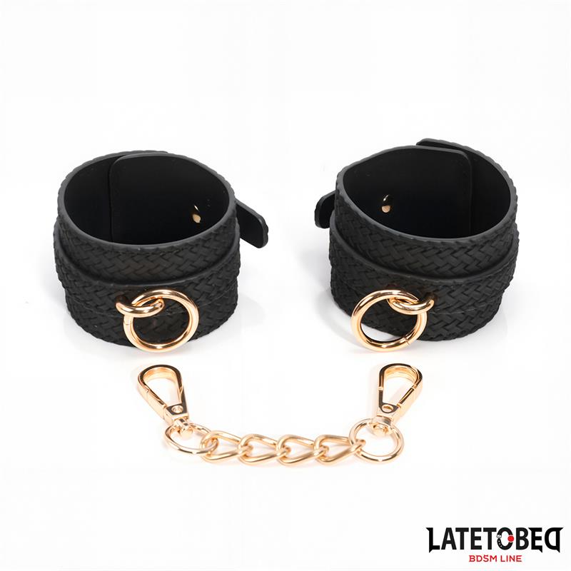 Weaving patterns ankle cuff Golden Chain – Image 10