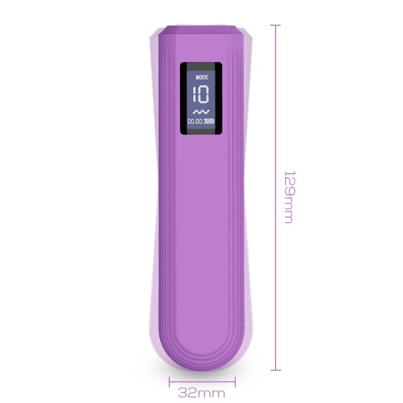 Whim Digital Display Vibrator Bullet 12.9 cm - Imagen 7