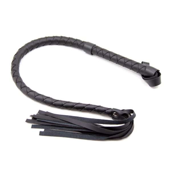 Whip Long 85 cm Black – Image 5