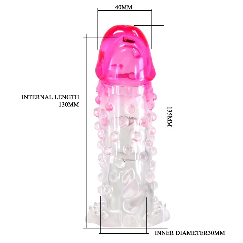 Wildford Penis Sleeve Pink and Clear – Image 3