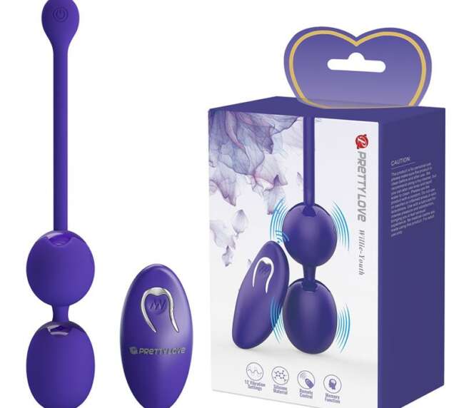 Willie Youth Vibrating Kegel Balls with Remote