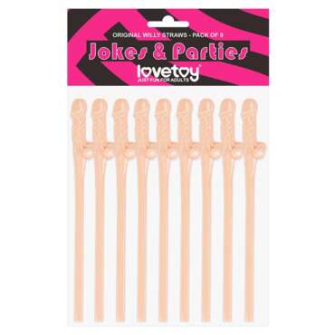Willy Straws Pack of 9