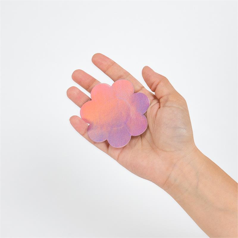 Wow Boobs! Nipple Covers Flower Shapped Holographic – Image 5