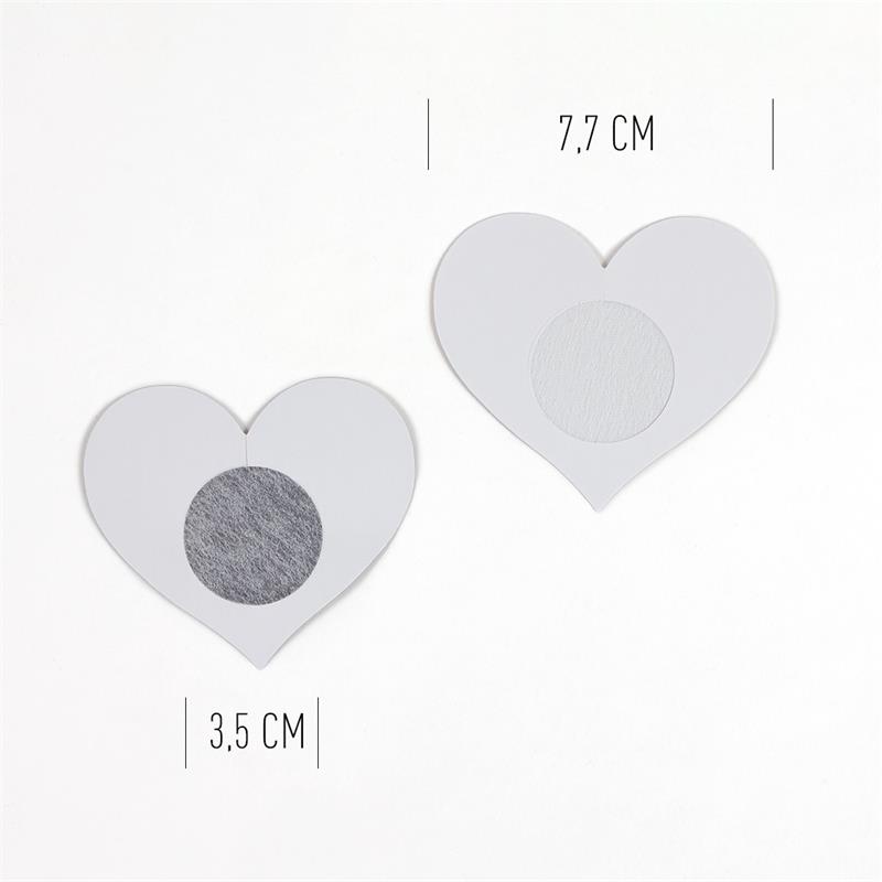 Wow Boobs! Nipple Covers Heart Shapped Holographic – Image 6
