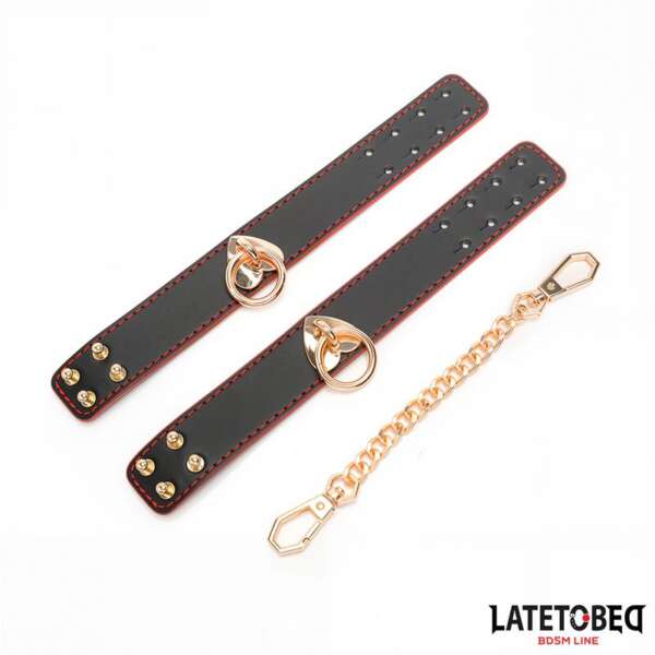 Wrist Cuff with Golden Chain – Image 6