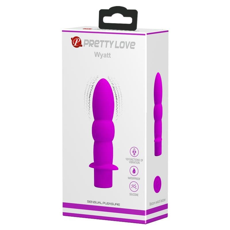 Wyatt Butt Plug 10 Vibrating Functions Pink – Image 3
