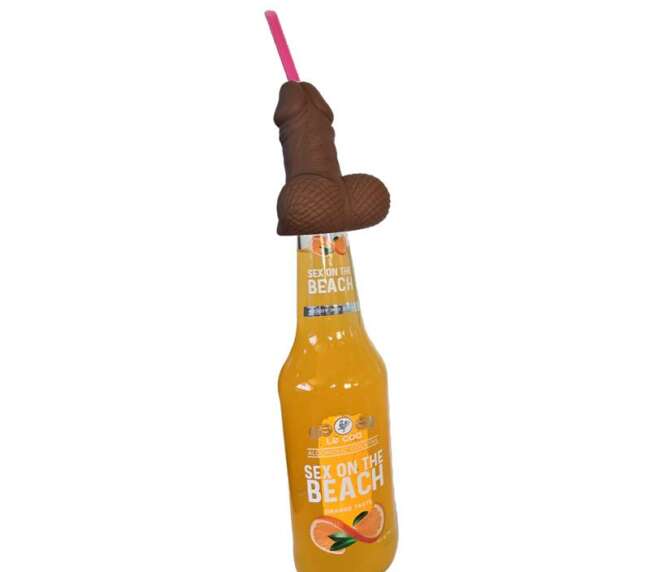XXL Penis-Shaped Straw for 360 ml Bottle