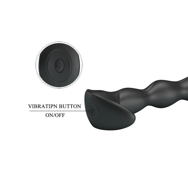 Yale Butt Plug with Vibration Black – Image 4
