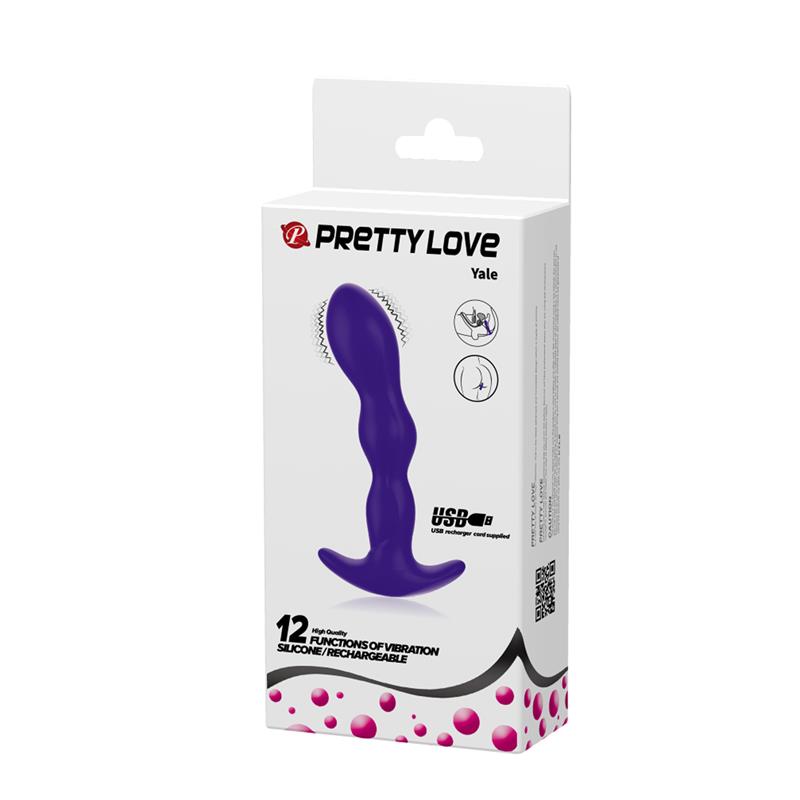 Yale Butt Plug with Vibration Purple – Image 4
