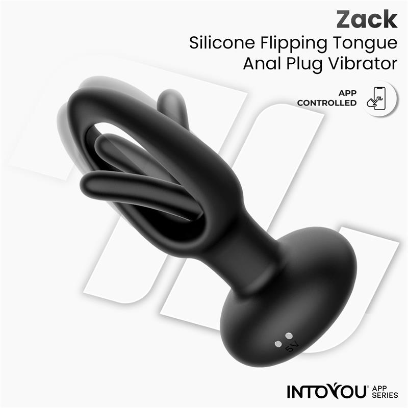 Zack Anal Plug with Flipping Tongue and Vibration with App – Image 3