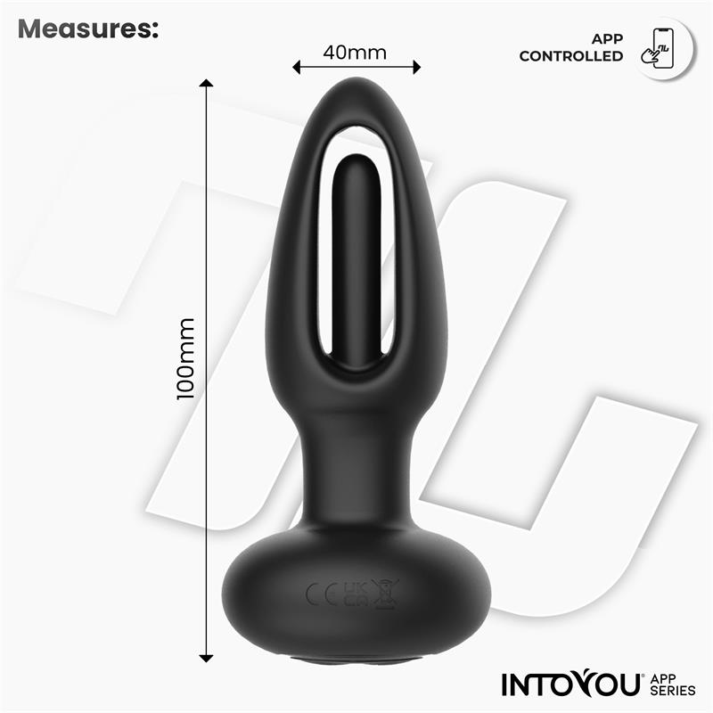 Zack Anal Plug with Flipping Tongue and Vibration with App – Image 6