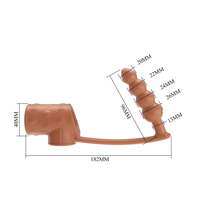 Anal Plug with Penis Sleeve - Image 8