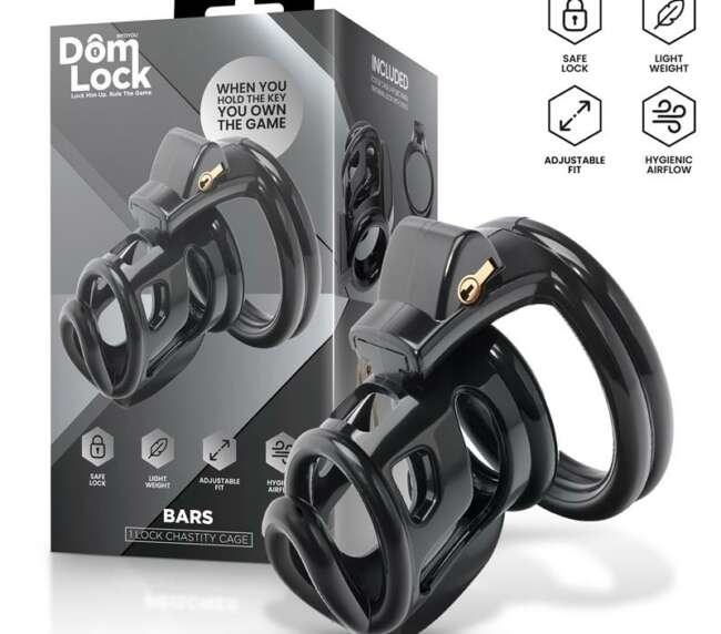Bars Chastity Cage with Internal Lock
