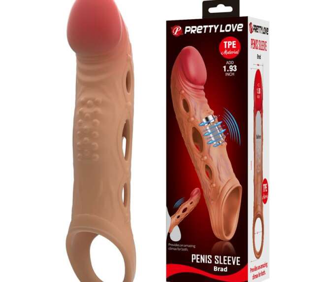 Brad Vibrating Penis Sleeve