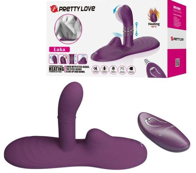 Luka Seat with Vibrator, Finger, Heat Effect and Rotating Beads