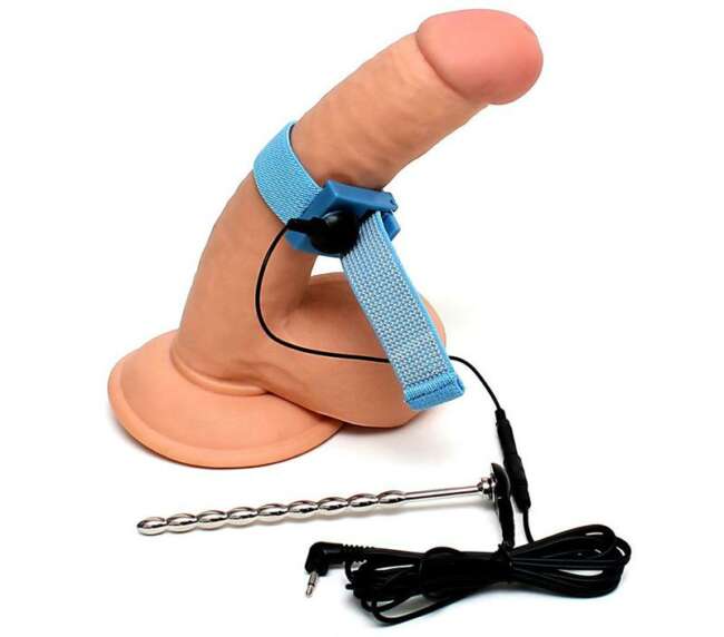 Penis Ring/Strap and Urethral Dilator Electro Stimulation