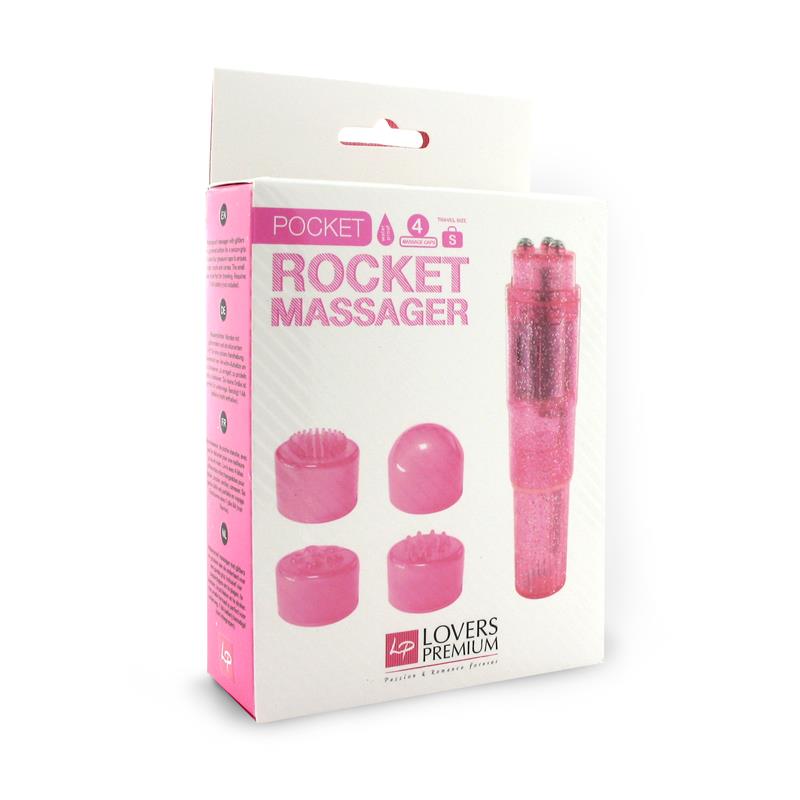 Pocket Rocket Massager Pink - Image 5