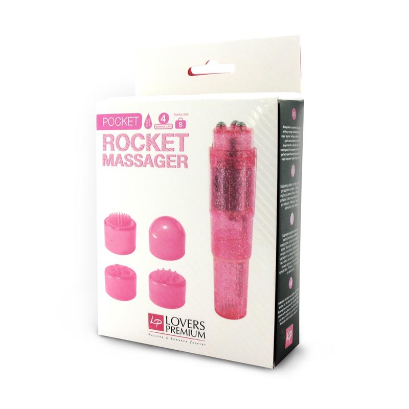 Pocket Rocket Massager Pink - Image 9