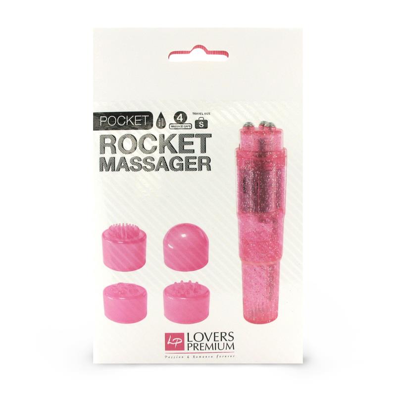 Pocket Rocket Massager Pink - Image 10