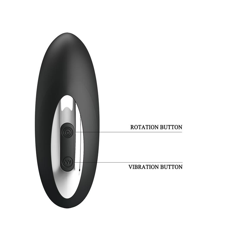 Prostate Massager with Vibration and Rotating Balls - Image 4