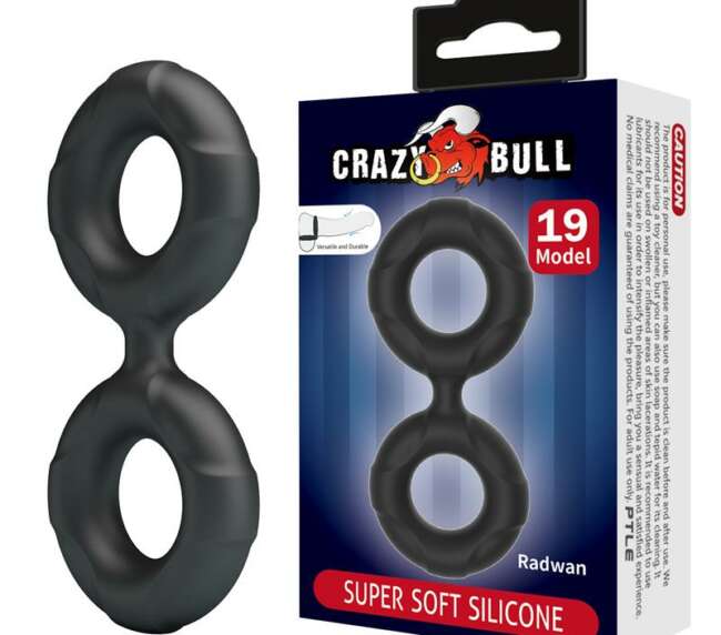 Radwan Double Cock Ring Silicone Mod 19