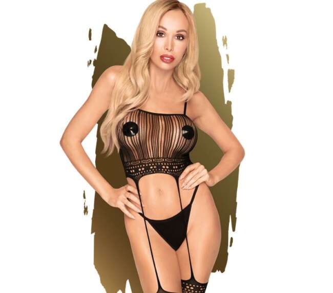Sex Dealer Bodystocking Black