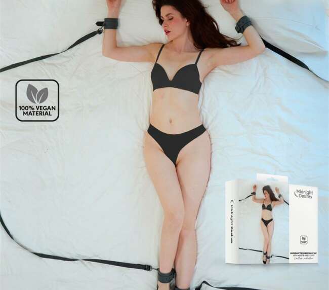 Under Mattress Set with Wrist & Ankle Cuffs Cl.24