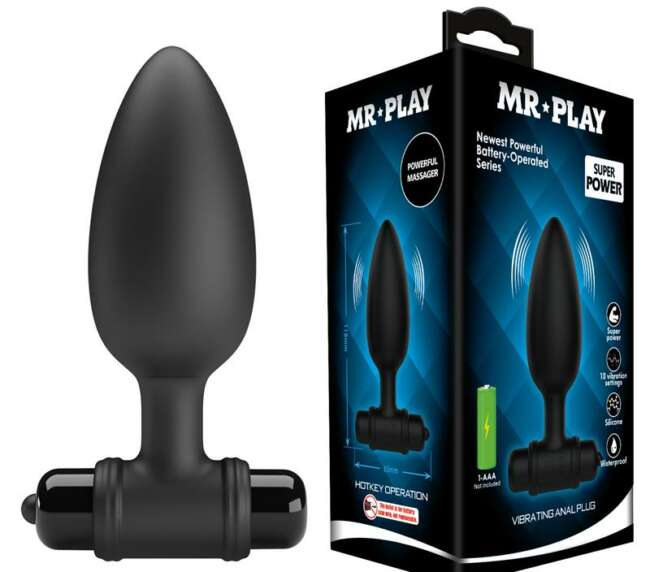 Plug anal vibrador